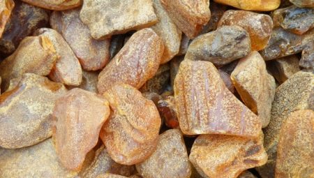 How is amber formed in nature?