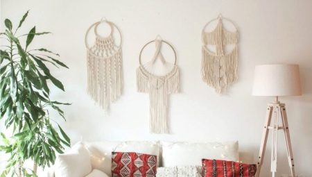 Macrame: what is it, types of knots and patterns of weaving