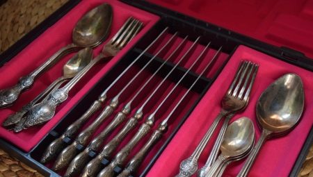 Cupronickel cutlery: benefit and harm, how to clean?