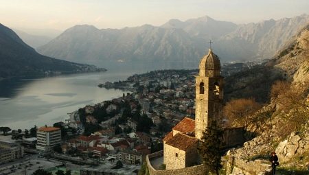 Features of rest in the city of Kotor in Montenegro
