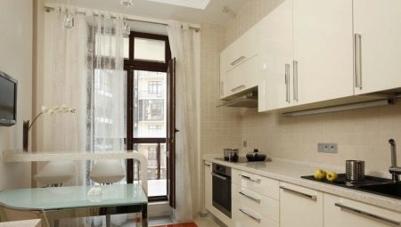 Design of a small kitchen with a balcony: options and selection tips