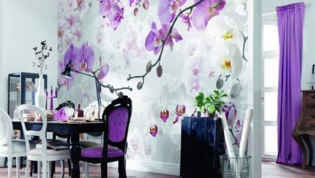 Wall mural near the table in the interior of the kitchen: design options and selection tips