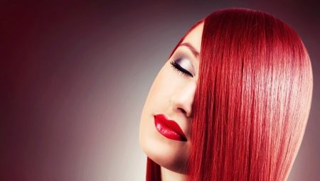 Pomegranate hair color: types of shades, tips for dyeing and care