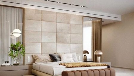Description and features of the choice of wall panels for the bedroom