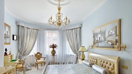 Classic curtains in the bedroom: features and rules for selection