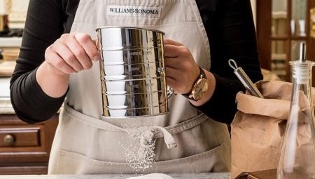 Mug sieve for sifting flour: features, types and selection criteria