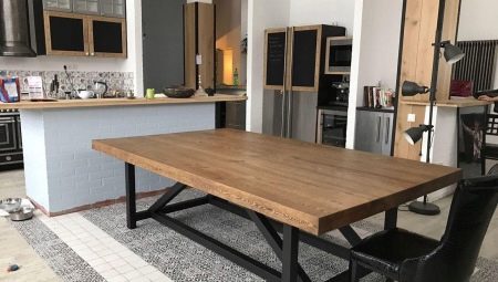 Loft-style kitchen tables: what they look like and how to choose them?