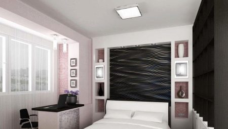 Niche in the bedroom: features of the choice, installation and design
