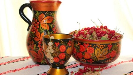 Khokhloma painted dishes: features and types