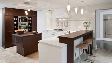 Velikosti barových pultů do kuchyně