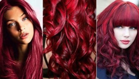Ruby hair color: shades, choice of paint, care tips