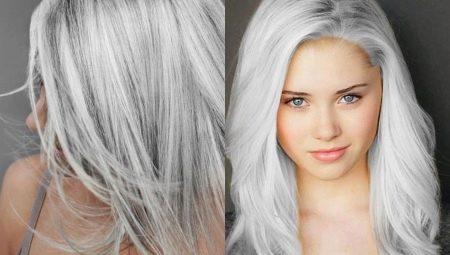 Silver blond: features, nuances of dyeing and hair care