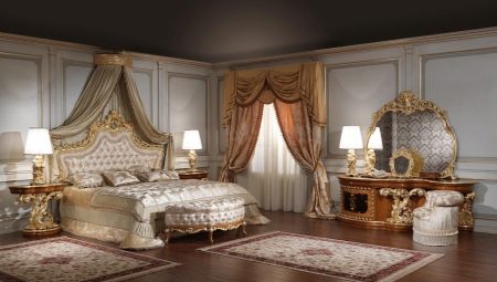 Baroque bedroom: the best ideas for decoration