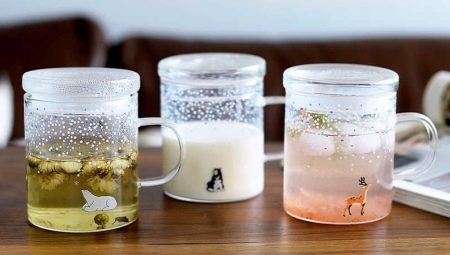 Glass mugs: variety of species and selection criteria
