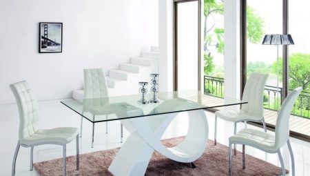 Glas køkkenborde: valg, fordele og ulemper