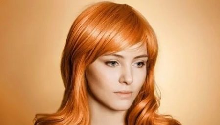 Light red hair color: choice of shade and nuances of dyeing