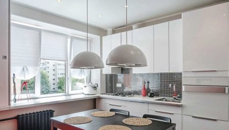 Kitchen design 8 sq. m