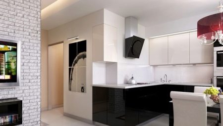 Kitchen design with ventilation duct