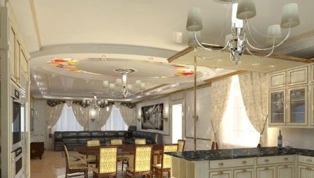 Design of a kitchen-dining room-living room: projects, design tips and original ideas