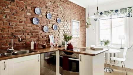 Wall design in the kitchen