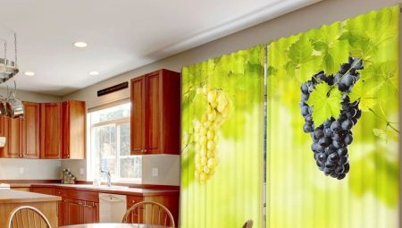 Photocurtains and photocurtains for the kitchen: design options and selection tips