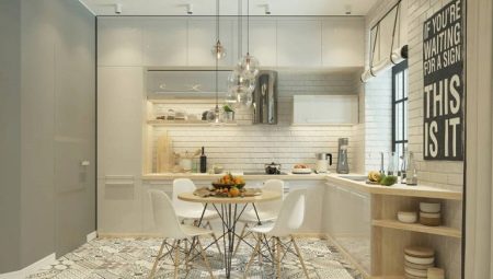 การตกแต่งภายในห้องครัวในสีสดใส