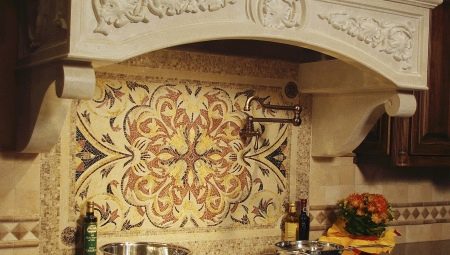 Interesting and unusual options for panels on the kitchen