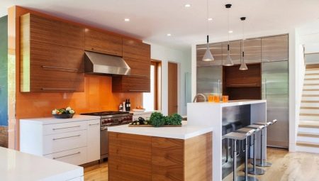 Wood kitchens in a modern style