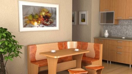 Kitchen corners: types, sizes and nuances of choice