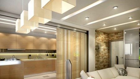 Features zoning living room and kitchen