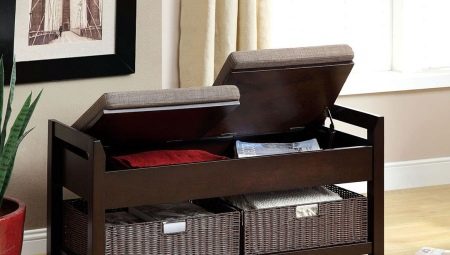 Poufs with a storage box in the hallway: what are and how to choose the right one?