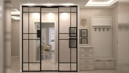 Modern wardrobes in the hallway: design, types and choices