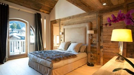 Chalet-style bedroom: features and design options