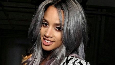 Steel hair color: fashionable shades and subtleties of coloring