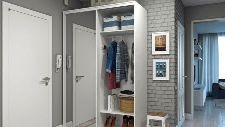 Indvendige påfyldningsskabe i gangen