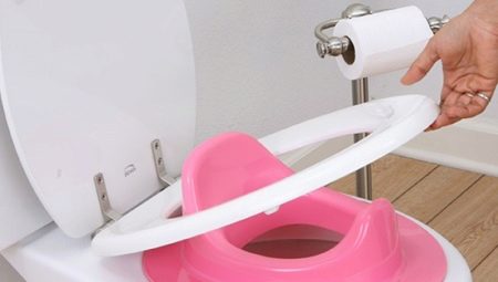 Children's toilet seats: types and choices