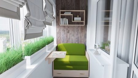 Sofas for balconies and loggias: types and choices