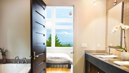 Doors for bathroom and toilet: types and choices