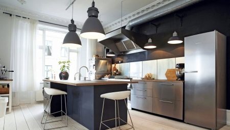 Chandeliers in a modern style for the kitchen: a variety of models and secrets of choice