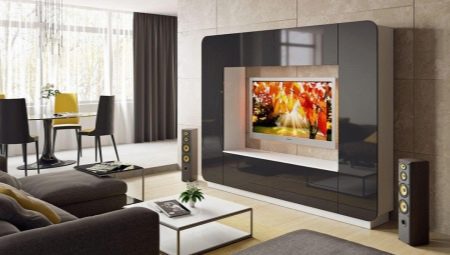 Living room furniture for TV: views, manufacturers and selection tips