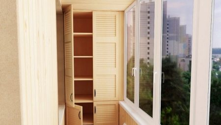 Storage organization on the balcony and loggia