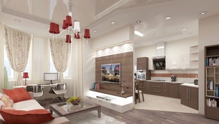 Layout of the living room: rules, options, examples