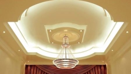 Plasterboard ceilings for the hall: varieties, choices, interesting solutions