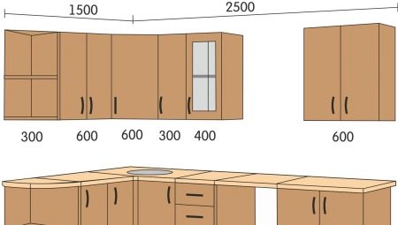 Dimensions of kitchen cabinets: what are and how to choose the right one?
