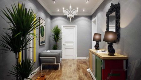 Gray hallway: design options and features of the combination of tones