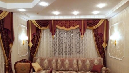 Curtains on the grommets in the living room: design options and selection criteria