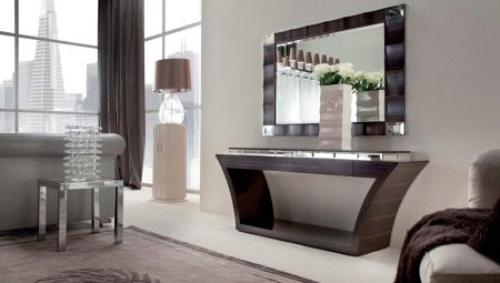 Tables in the hallway: varieties, choices and interesting examples