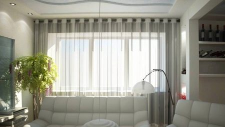 Tulle to the hall without curtains: varieties, choice, examples