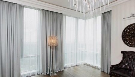Tulle to the hall: types, choices and options in the interior