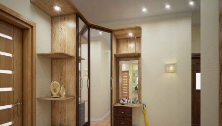 Corner entrance to a small corridor: how to choose furniture and place it right?